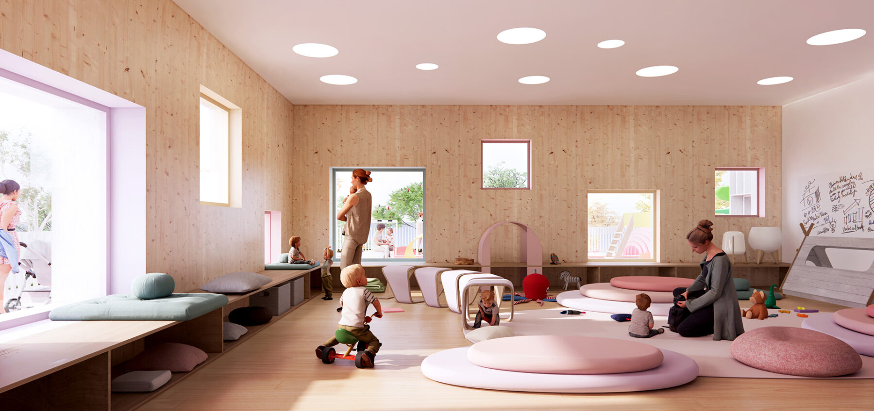  Garðabær Kindergarten - sastudio Bildidee 