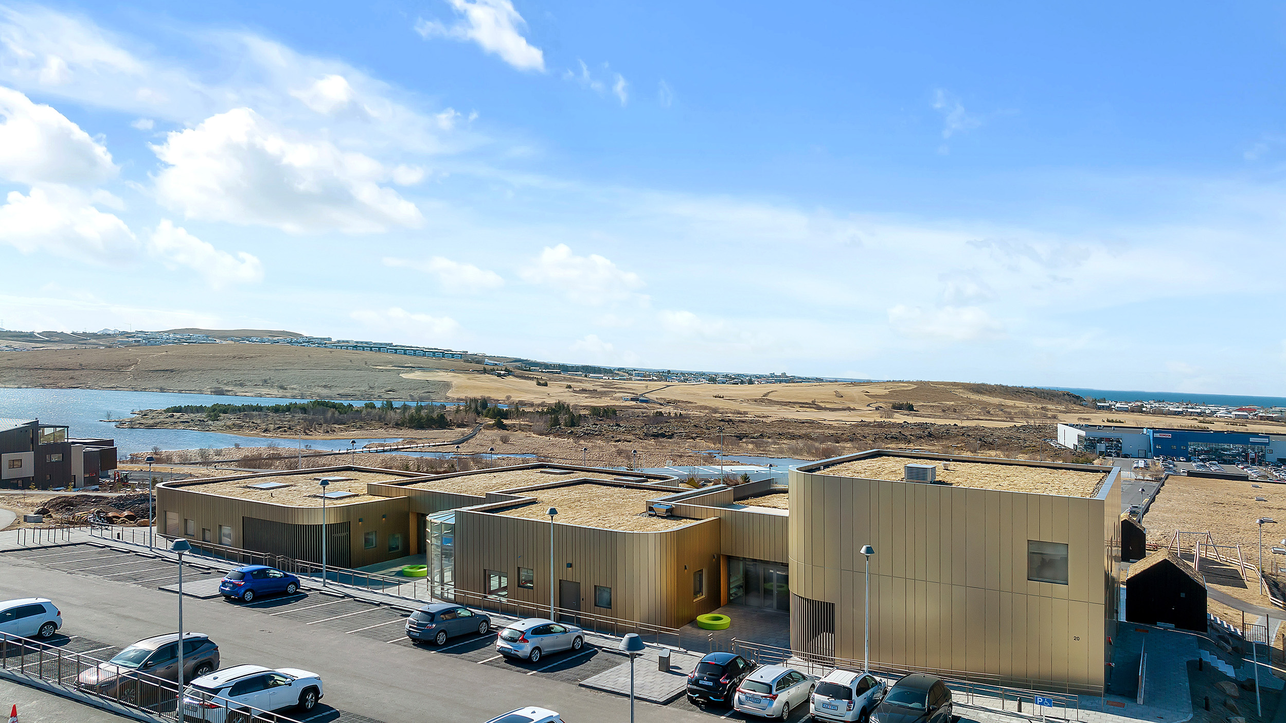 Garðabær Kindergarten built eu mies awards sastudio Tiago Sá sustainable architecture iceland winner first prize 1st kindergarten award mention arquitetura leed swan eco label green building design award suastainability