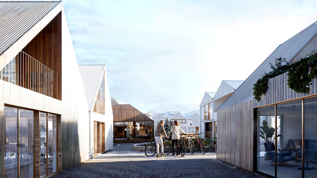 Vik masterplan 1st prize winner architecture aerial sastudio