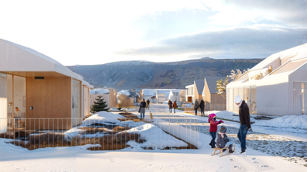 Vik masterplan 1st prize winner architecture aerial sastudio
