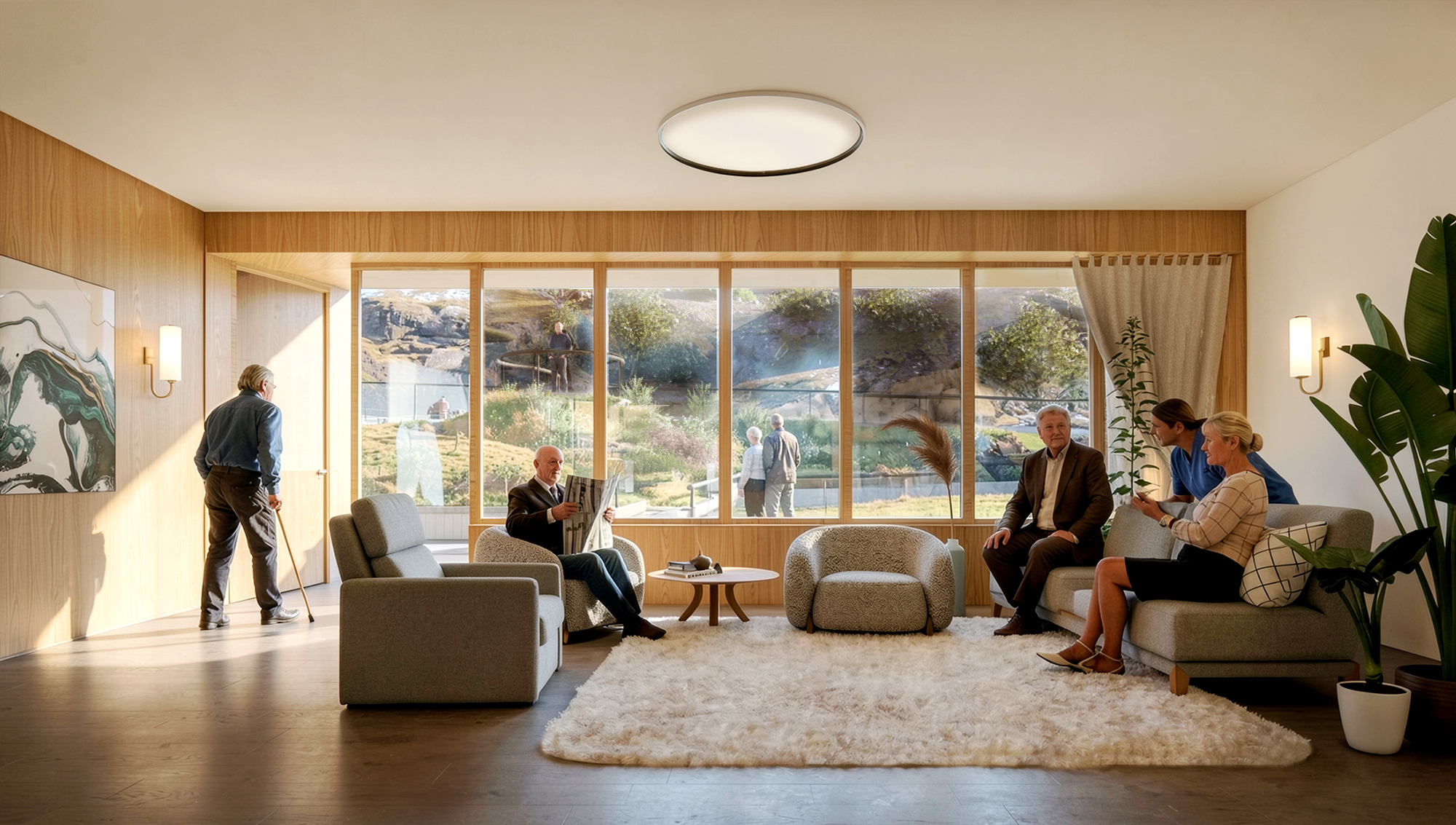 husavik nursing home winner senior center sastudio architecture iceland award first prize construction